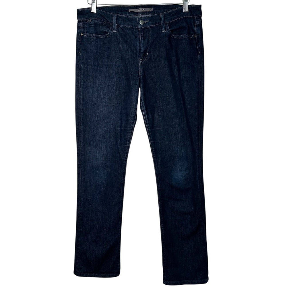 Joe's Jeans Socialite Women 31 Taylor Dark Wash Straight Leg Stretch‎ Denim